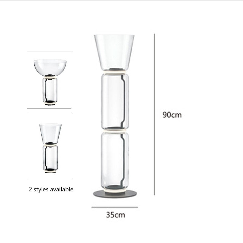 SkandiShop Nordic Minimalist Glass Shade Led